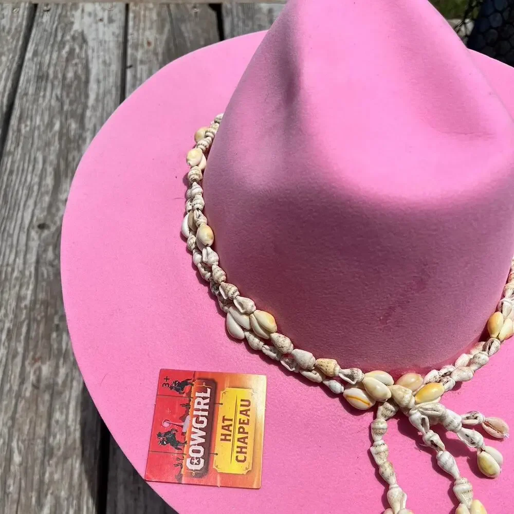Pink cowgirl hat